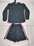 24/25 Inter Miami Away Long Sleeve  1:1 Kids Soccer Jersey