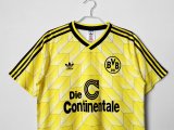 Dortmund Home Yellow 1:1 Retro Soccer Jersey 1988