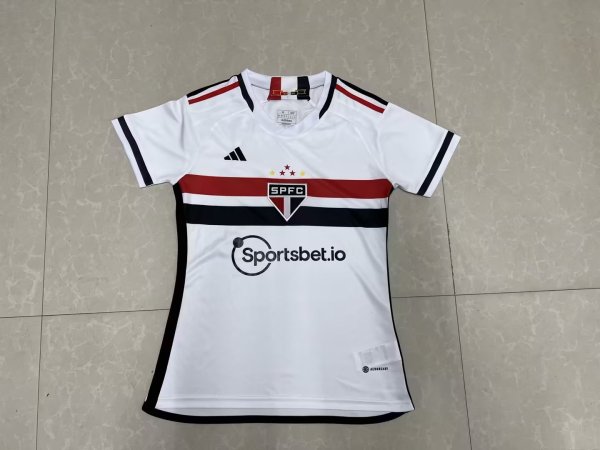 23/24 Sao Paulo Home Women Fans 1:1 Quality Soccer Jersey