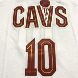 Cleveland Cavaliers CARLAND #10 White 1:1 Quality NBA Jersey 22/23
