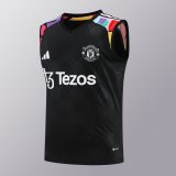 24/25 Manchester United  Black  1:1 Quality Training  Vest（A-Set）