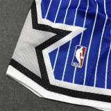 Magic Blue Stripe 1:1 Quality Retro NBA Pants