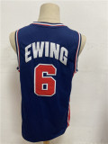 1992 Barcelona Olympic Games American dream moment after moment (round neck) #6 James blue 1:1 Quality