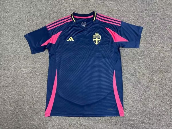 Sweden Away Fans 1:1 Quality Soccer Jersey 24/25