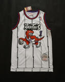 NBA Raptors (mesh print) 1 McGrady white purple 1:1 Quality