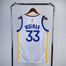 2023 NBA Golden State Warriors White WISEMAN#33 Men Jersey Top Quality Hot Pressing Number And Name 2023 NBA Golden State Warriors White WISEMAN#33 Men Jersey Top Quality Hot Pressing Number And Name
