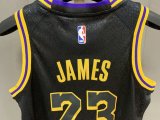 NBA Laker black James No.23 1:1 Quality