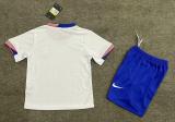 USA Home White Kids Soccer Jersey 24/25