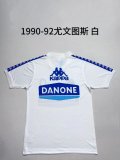 Juventus White  1:1 Quality Retro Soccer Jersey 1990/1992
