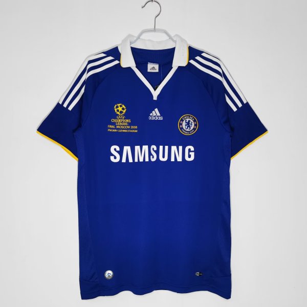 2007-2008 Chelsea Home 1:1 Quality Retro Soccer Jersey