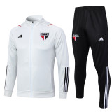 Sao Paulo White Jacket Tracksuit 1:1 Quality 23/24