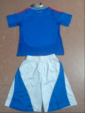Italy Home 1:1 Quality Kids Soccer Jersey 24/25