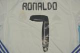 2010-2011 Retro Real Madrid Home Long Sleeve 1:1 Quality Soccer Jersey