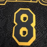 NBA Laker's crew neck black serpentine with 8 chips in front and 24 in back 1:1 Quality