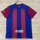Barcelona Home Chest With New AD Fans 1:1 Quality Soccer Jersey 23/24
