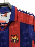 1996-1997 Barcelona Stadium Long Sleeve 1:1 Quality Retro Soccer Jersey