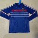 1984-1986 France Home Long Sleeve 1:1 Retro Soccer Jersey