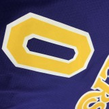 NBA Laker crew neck retro purple No.0 Nixon with chip 1:1 Quality