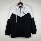 New Nike Black-White Windbreaker 2023