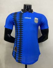 1994 Argentina Away Player 1:1 Quality Retro Soccer Jersey