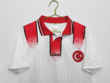 Turkey Away  Fans 1:1 Quality Retro Soccer Jersey 1996
