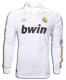 2011-2012 Retro Real Madrid Home Long Sleeve 1:1 Quality Soccer Jersey