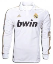 2011-2012 Retro Real Madrid Home Long Sleeve 1:1 Quality Soccer Jersey 2011-2012 Retro Real Madrid Home Long Sleeve 1:1 Quality Soccer Jersey