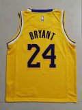 NBA Laker yellow Kobe Bryant No.24 1:1 Quality