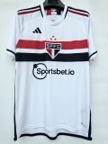 Sao Paulo Home White Fans 1:1 Quality Soccer Jersey 23/24