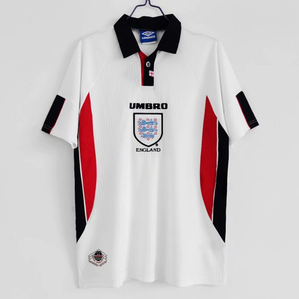 England Home 1:1 Quality Retro Soccer Jersey 1998