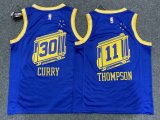NBA Warrior blue Thompson No. 11 1:1 Quality