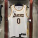 NBA Laker crew neck retro white No. 0 Kuzma with chip 1:1 Quality