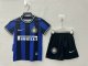 2009/2010 Inter Milan Home 1:1 Kids Retro Soccer Jersey