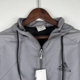 Adidas Gray New Windbreaker（袖子小阿迪款）2023