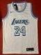 NBA Lakers #24 Kobe 2021 new White NEW 1:1 Quality