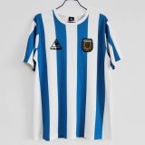 Argentina Home Fans 1:1 Quality Retro Soccer Jersey 1986