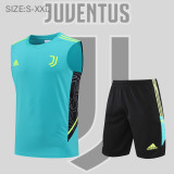 Juventus Vest Training Suit Kit Blue 1:1 Quality Training Jersey 22/23