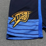 Oklahoma City Thunder Navy Blue 1:1 Quality NBA Pants