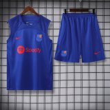 23/24 Barcelona Blue 1:1 Quality Training Vest（A-Set）