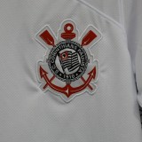 Corinthians Home White Fans 1:1 Quality Soccer Jersey 23/24