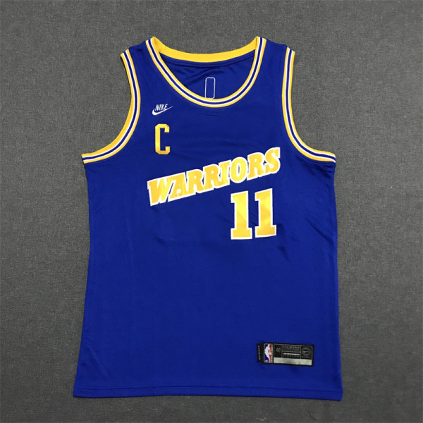 22/23 Warriors Thompson #11 Blue 1:1 Quality Retro NBA Jersey