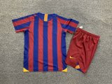 Barcelona Home 1:1 Kids Retro Soccer Jersey 2005/2006