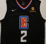 NBA New season Express (new fabric print) Leonard city version 2 dark blue, black, white 1:1 Quality