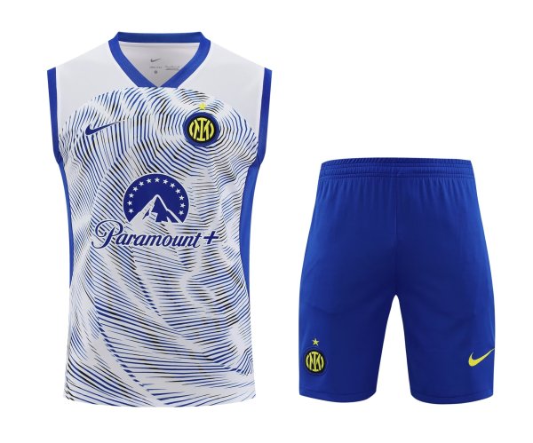 Inter Milan Blue 1:1 Quality Training Vest(A-Set)24/25