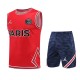 PSG Vest Training Suit Kit Red 1:1 Quality Training Shirt 22/23