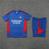 22/23 Lyon Training Suit Blue 1:1 Quality Training  Jersey