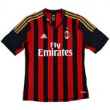 2013-2014 AC Milan Home Fans 1:1 Retro Soccer Jersey