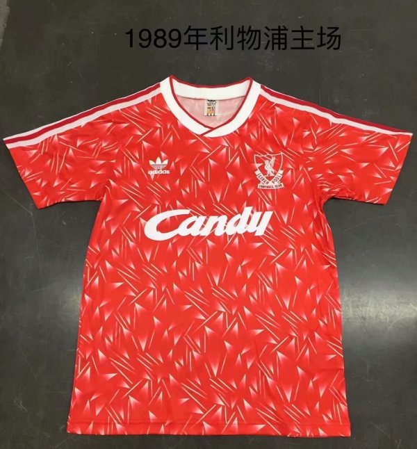 Retro Liverpool Home 1:1 Quality Soccer Jersey 1989
