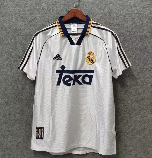 Real Madrid Home 1:1 Quality Retro Soccer Jersey 1998/2000