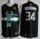 NBA Bucks (21 new season) # 34 Antetokounmpo black 1:1 Quality